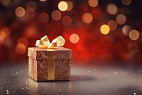 Christmas gift box christmas illuminated celebration. AI generated Image by rawpixel.