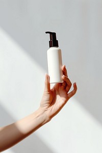 Skincare tube cosmetics holding bottle. 