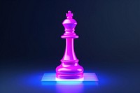 Game chess purple pink blue. AI generated Image by rawpixel.