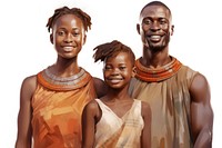 African family portrait necklace jewelry. AI generated Image by rawpixel.