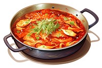 Kimchi Soup food soup stew. AI generated Image by rawpixel.
