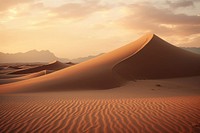 The Desert desert sand landscape. 