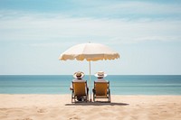 Holiday beach chair furniture umbrella. 