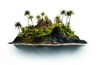 Island vegetation landscape outdoors. AI generated Image by rawpixel.