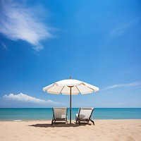 Holiday beach chair sky furniture. 