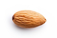 Almond food white background freshness. AI generated Image by rawpixel.