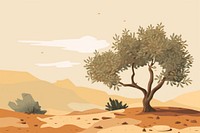 Olive tree landscape outdoors nature. 