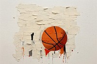 Basketball painting wall art. 