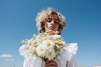 Wedding flower photography portrait. AI generated Image by rawpixel.