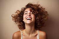 Laughing adult happy woman. AI generated Image by rawpixel.