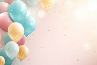 Backgrounds birthday balloon party. AI generated Image by rawpixel.