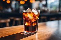 Cold brew glass drink soda. 