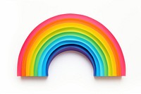 Rainbow white background spectrum clothing. AI generated Image by rawpixel.