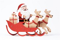 Santa Claus mammal winter craft. AI generated Image by rawpixel.