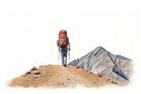 Hiking backpack footwear outdoors. AI generated Image by rawpixel.