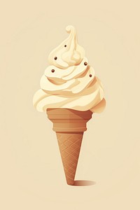 Ice cream food dessert chocolate. AI generated Image by rawpixel.