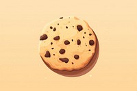Cookie food confectionery chocolate. AI generated Image by rawpixel.