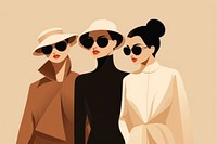 Sunglasses fashion adult women. AI generated Image by rawpixel.