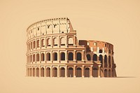 Architecture colosseum building landmark. 