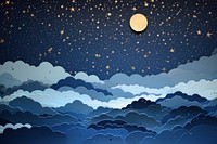 Night sky night astronomy outdoors. AI generated Image by rawpixel.