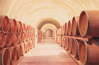 Wine cellar backgrounds architecture refreshment. 