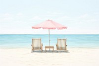 Beach travel furniture vacation outdoors. AI generated Image by rawpixel.