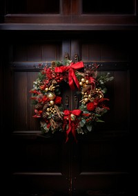 Christmas wreath christmas illuminated celebration. 