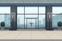 Building door architecture elevator. AI generated Image by rawpixel.