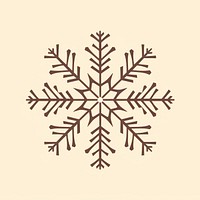 Snowflake creativity decoration christmas. 