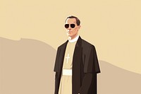 Clergyman sunglasses fashion adult. 