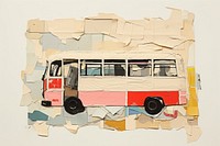 Bus stop vehicle craft art. AI generated Image by rawpixel.