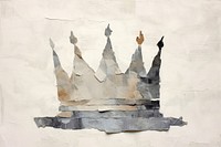 Crown architecture painting craft. AI generated Image by rawpixel.