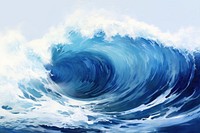 Large stormy sea wave backgrounds outdoors nature. 