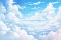 Cloud sky backgrounds outdoors. 