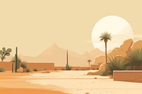 Garden landscape outdoors desert. AI generated Image by rawpixel.