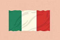 Italy flag pattern circle symbol.