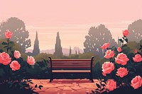 Roses garden outdoors flower nature. AI generated Image by rawpixel.