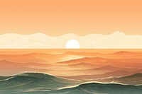 Ocean waves landscape backgrounds sunlight. 