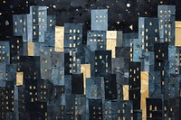 Night time buildings art backgrounds architecture. AI generated Image by rawpixel.