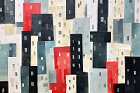 Buildings art backgrounds painting. AI generated Image by rawpixel.