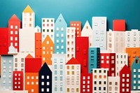 Buildings architecture city toy. AI generated Image by rawpixel.