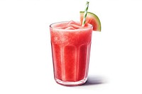 Watermelon juice smoothie drink fruit. AI generated Image by rawpixel.