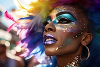 Carnival portrait jewelry parade. AI generated Image by rawpixel.