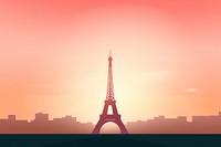 Eiffel tower architecture cityscape building. AI generated Image by rawpixel.