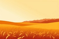 Harvest season agriculture backgrounds landscape. AI generated Image by rawpixel.