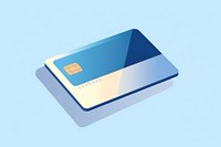 Blue credit card electronics technology. AI generated Image by rawpixel.