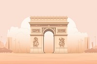 Paris architecture creativity building. AI generated Image by rawpixel.