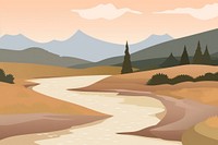 Landscape wilderness mountain outdoors. AI generated Image by rawpixel.