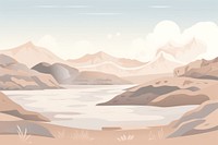 Icy landscape nature backgrounds outdoors. AI generated Image by rawpixel.