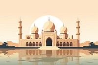 Mosque architecture building mosque. AI generated Image by rawpixel.